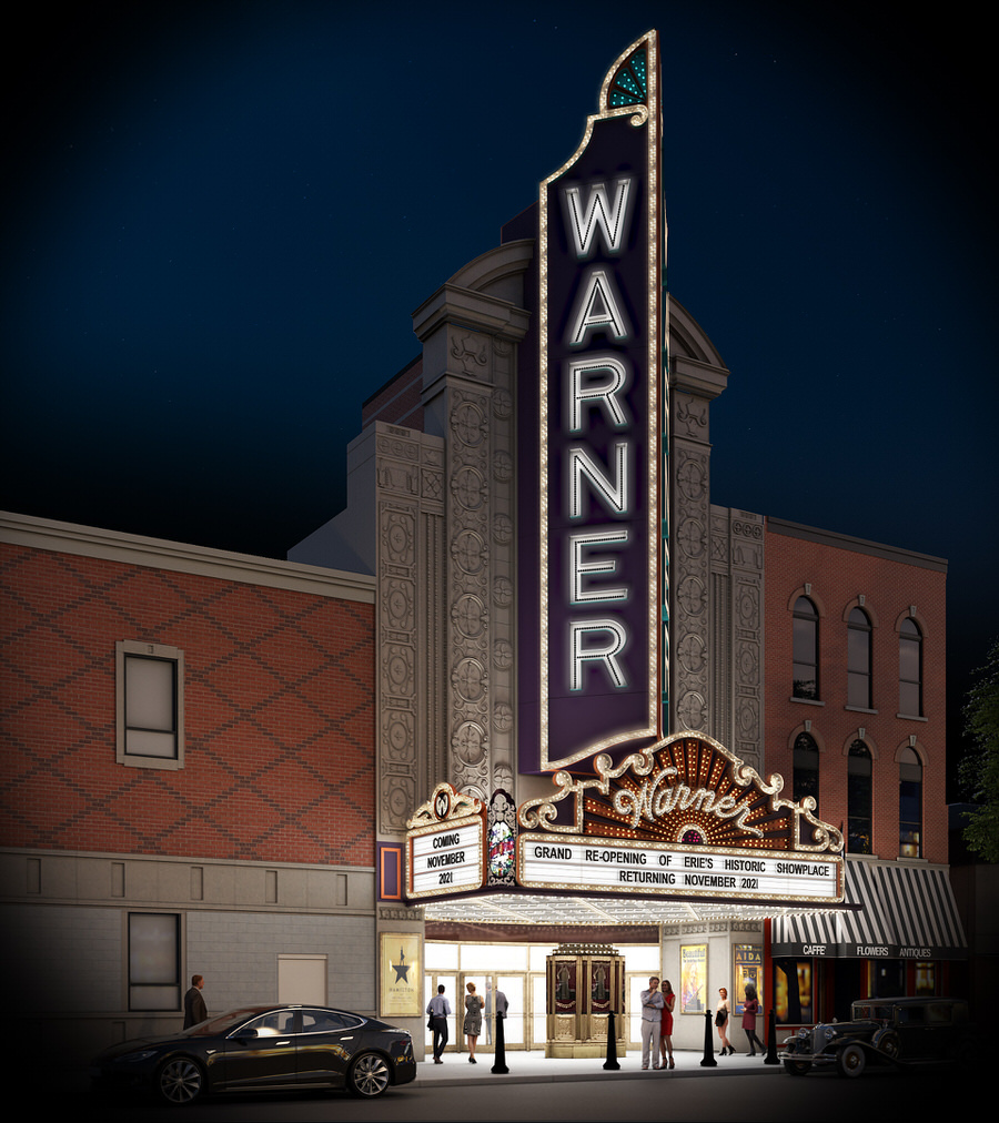 EE Austin & Son Contractors & Construction Managers Warner Theatre